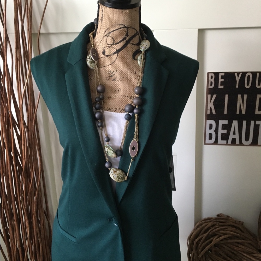 Apt. 9 Ponderosa Pine Sleeveless Tailored Vest